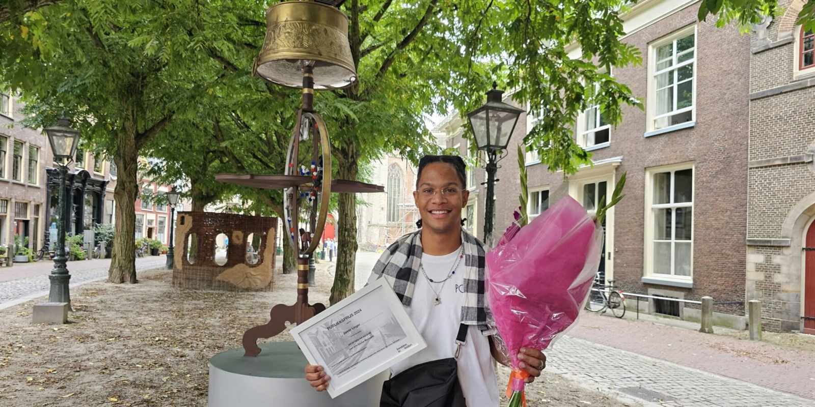 Publieksprijs Beelden in Leiden 2024 voor Jaasir Linger